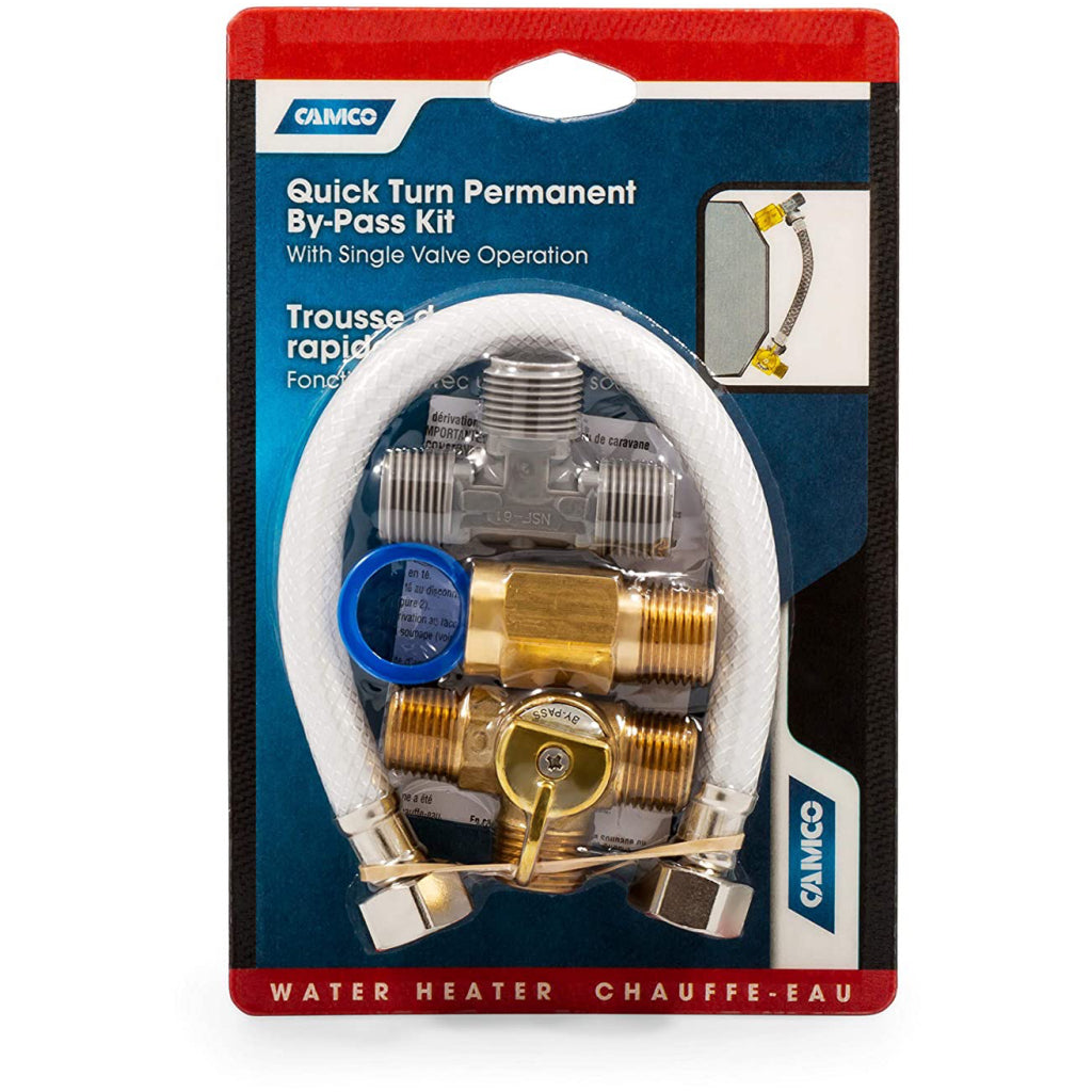 Package Of Of Camco Quick-Turn Permanent By-Pass Kit.
