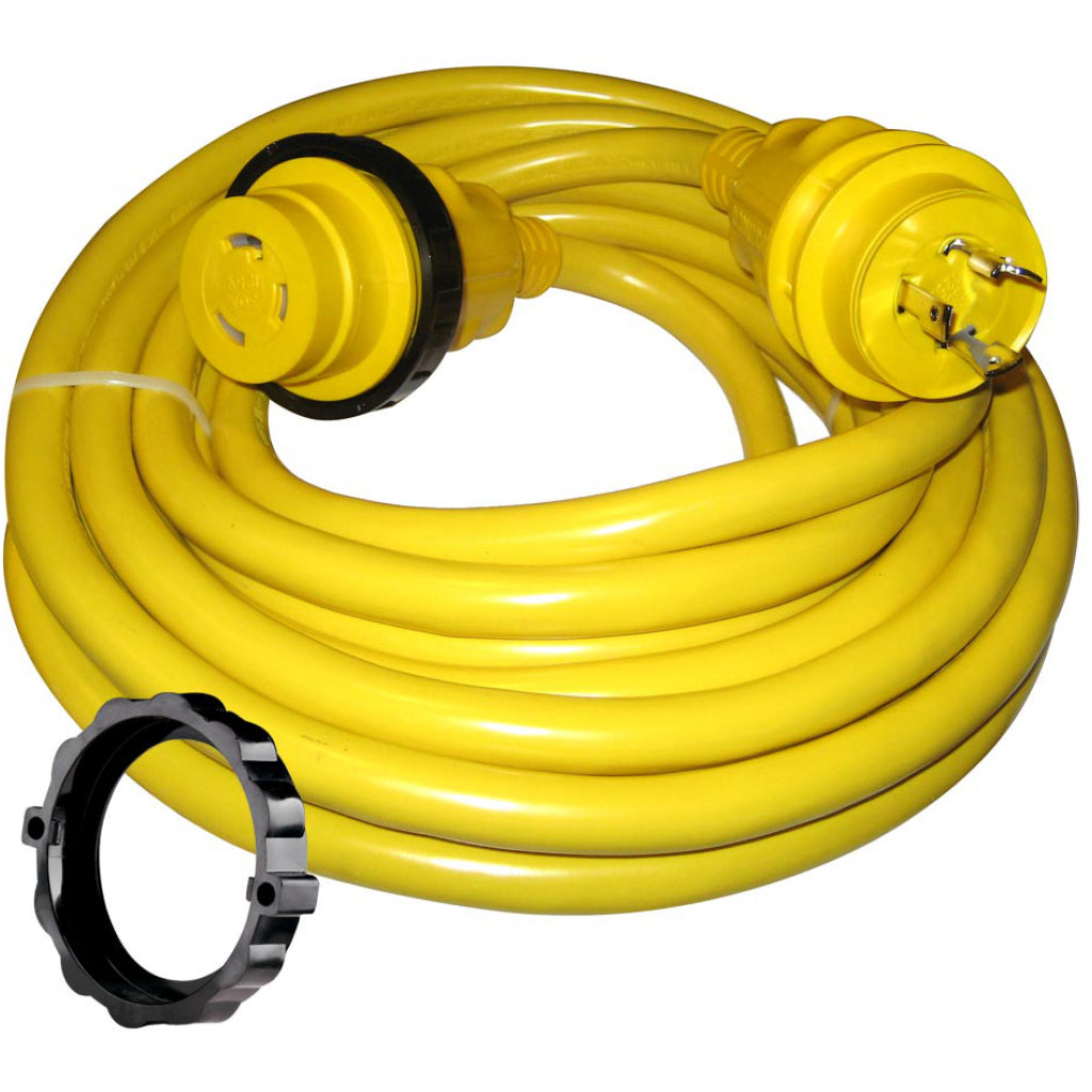 Marinco 35' 30A Shorepower Cordset - cable w/led
