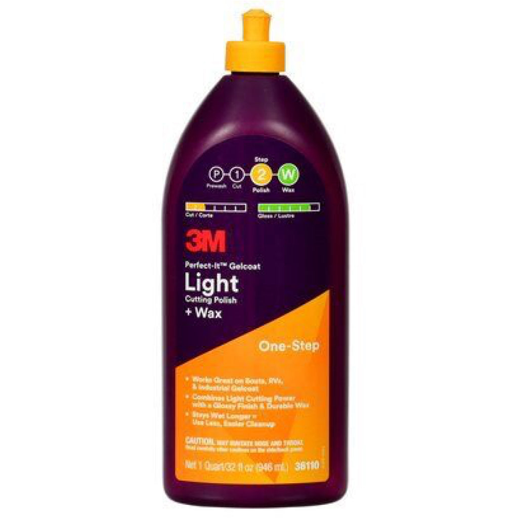 3M Gelcoat Light Cutting Polish & Wax