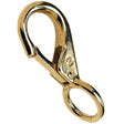 Brass Fixed Eye Snap 7/8" Dia. Eye