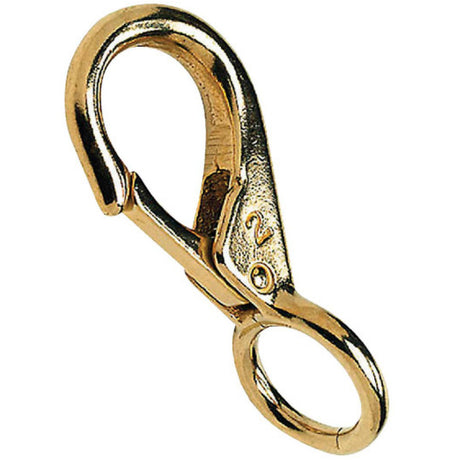 Brass Fixed Eye Snap 13/16" Dia. Eye