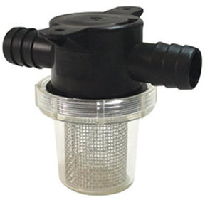 Pumpguard In-Line Strainr 1/2" Hose, Barb.