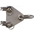 Sherman Johnson 3/16'' Wire Backstay Car Sheave