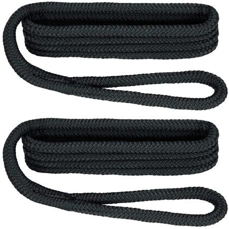 Fender Line - 3/8" x 8', 2/Pack, Black