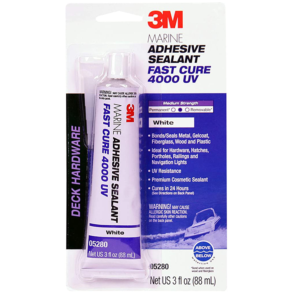 3M 05280 Fast Cure Sealant 4000UV - White 88 ml