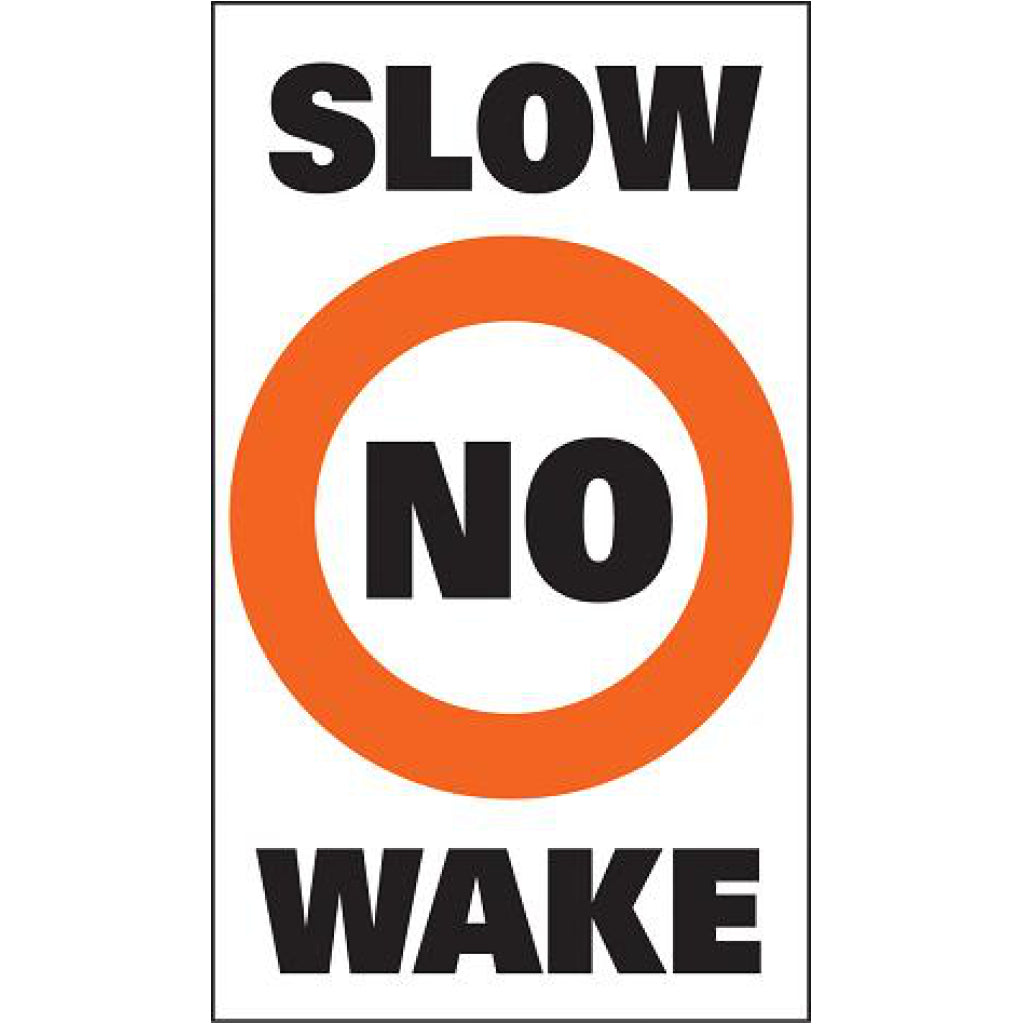 Taylor Slow No Wake Label - pair