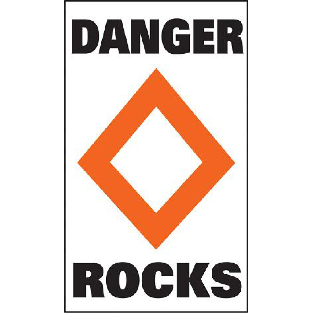Taylor Danger Rocks Label - pair
