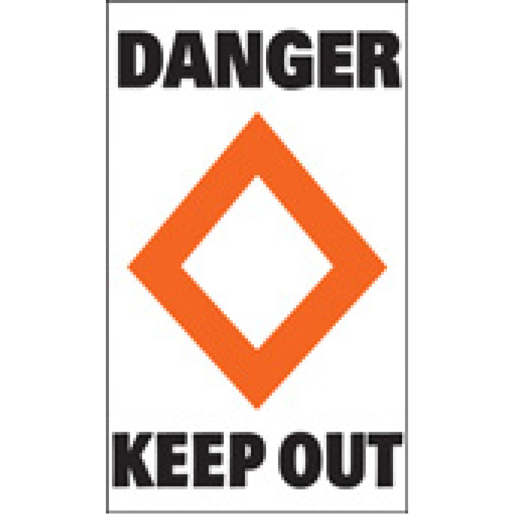 Taylor Danger Keep Out Label - pair