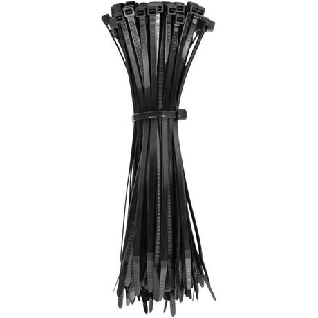 UV Cable Tie Black 6" 100/pack