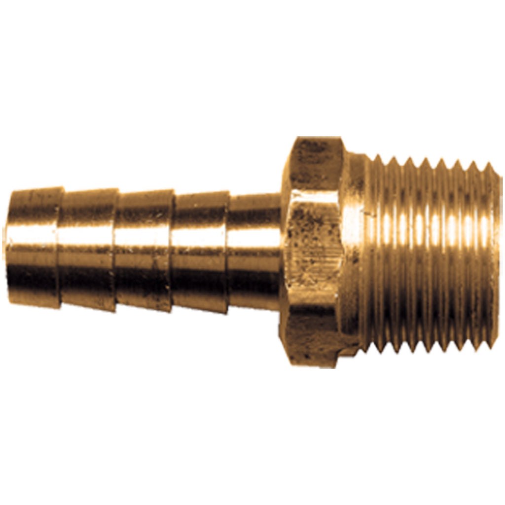 1/4" Npt X 1/4" Barb Fuel Hose Barb.