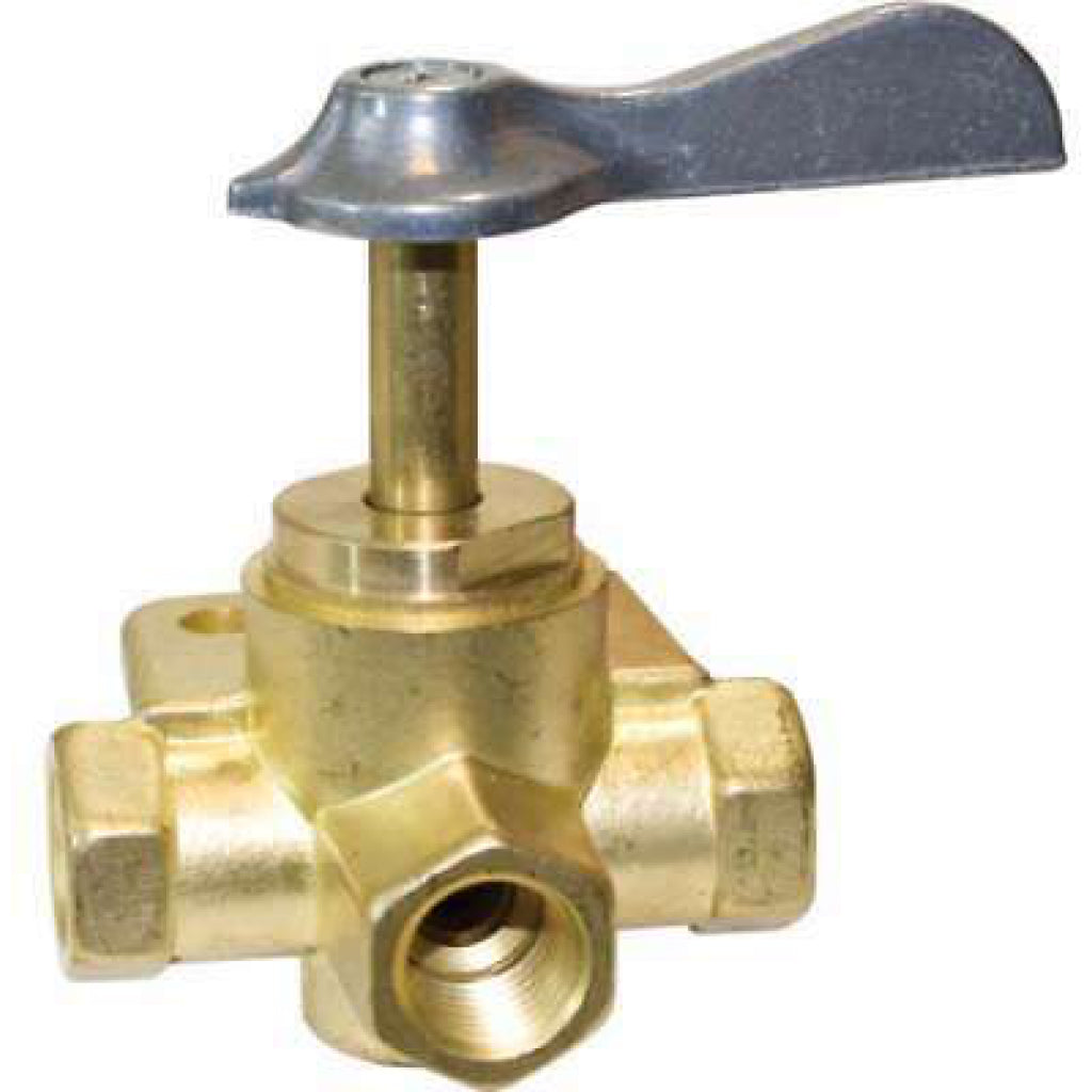 1/4" Npt 3-Way Female Valve.