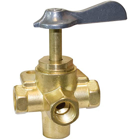 1/4" Fnpt 4-Way Female Valve.