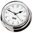 Weems And Plath Chrome Endurance 125 Quartz Clock.