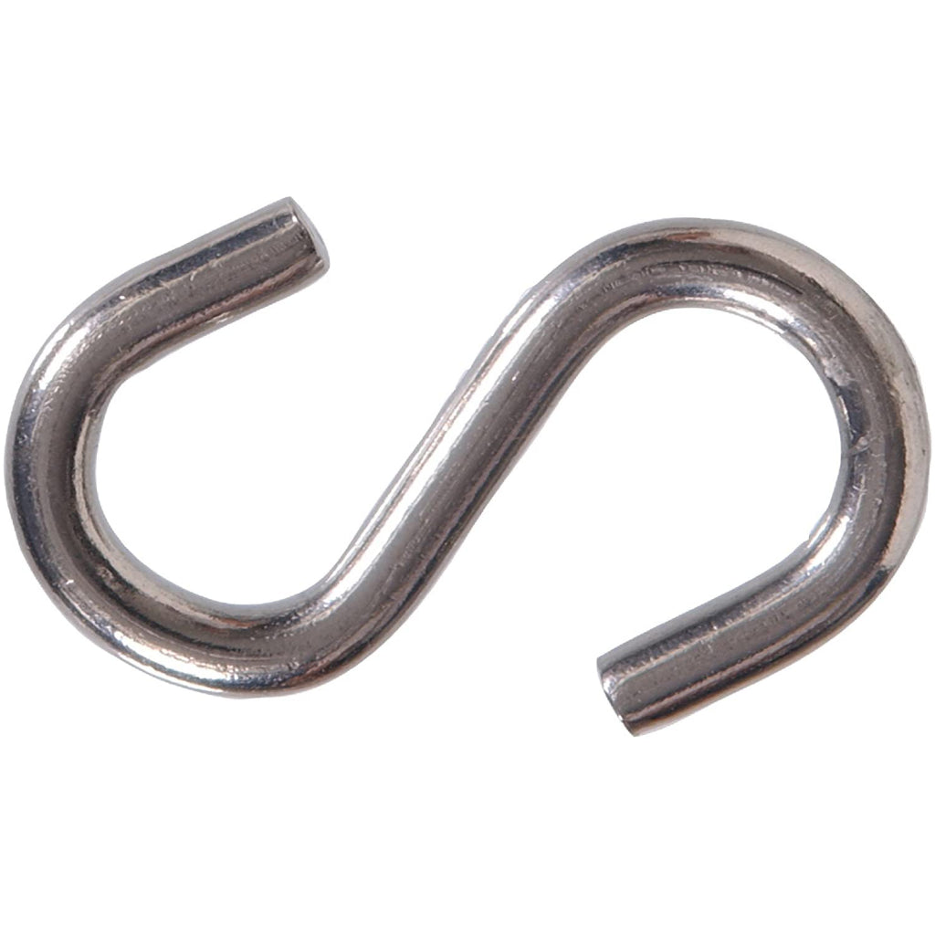Stainless Steel 4mm S Hook - 1-1/2 long