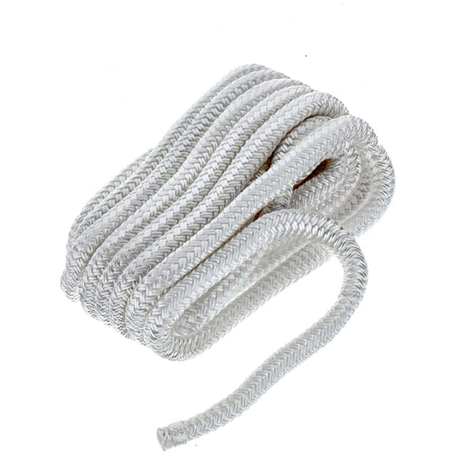 Braided Nylon Dock Line w/Eye, 5/8" x 30', White