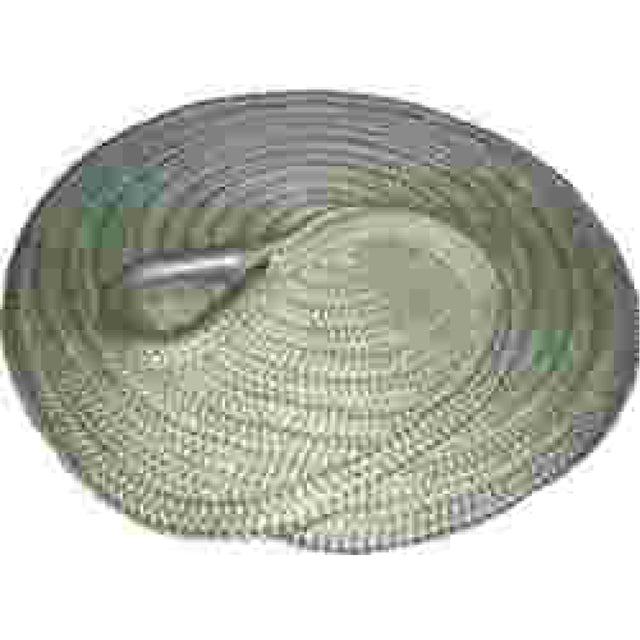Braided Nylon Dock Line with eye-5/8" x 25' White