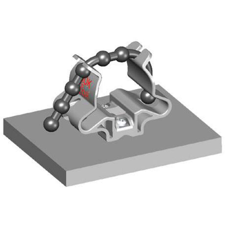 Fender hanger illustration.