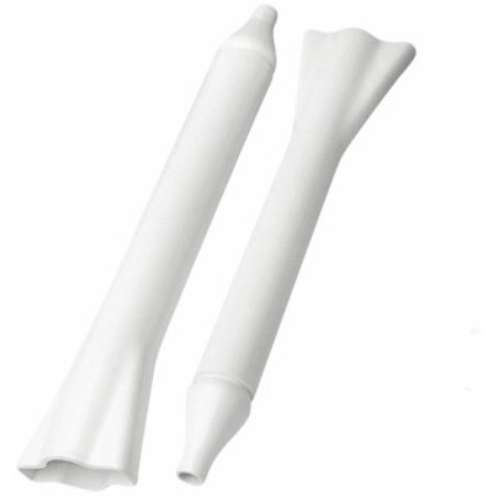 Turnbuckle Boots - 1/4" x 15" White (pair)