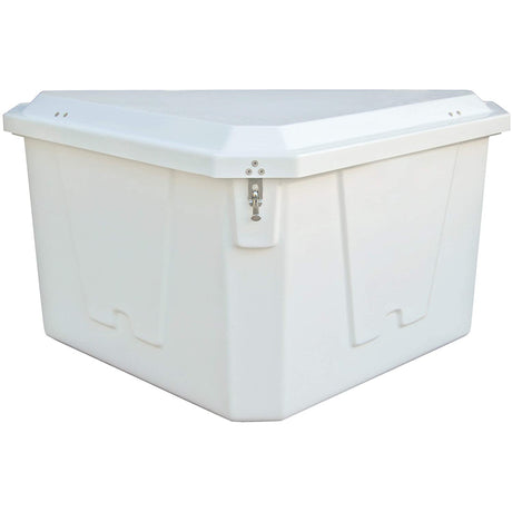 Triangle Dock Box Taylor 27.5" X 54" Fiberglass.