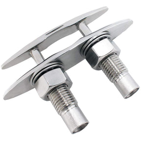 Flush Mount Cleat 5-5/8" Stainless Steel.
