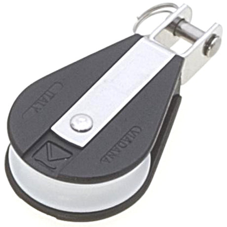 Viadana Single Block With Fork Swivel 3/8" Line.