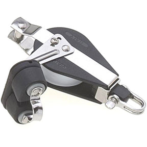 Viadana Single Block W/Cam Cleat&Becket 7/16" Line.