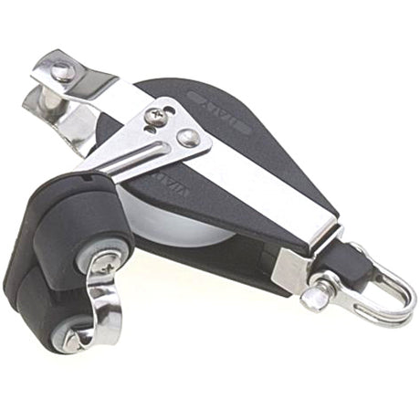 Viadana Single Block W/Cam Cleat&Becket 7/16" Line.