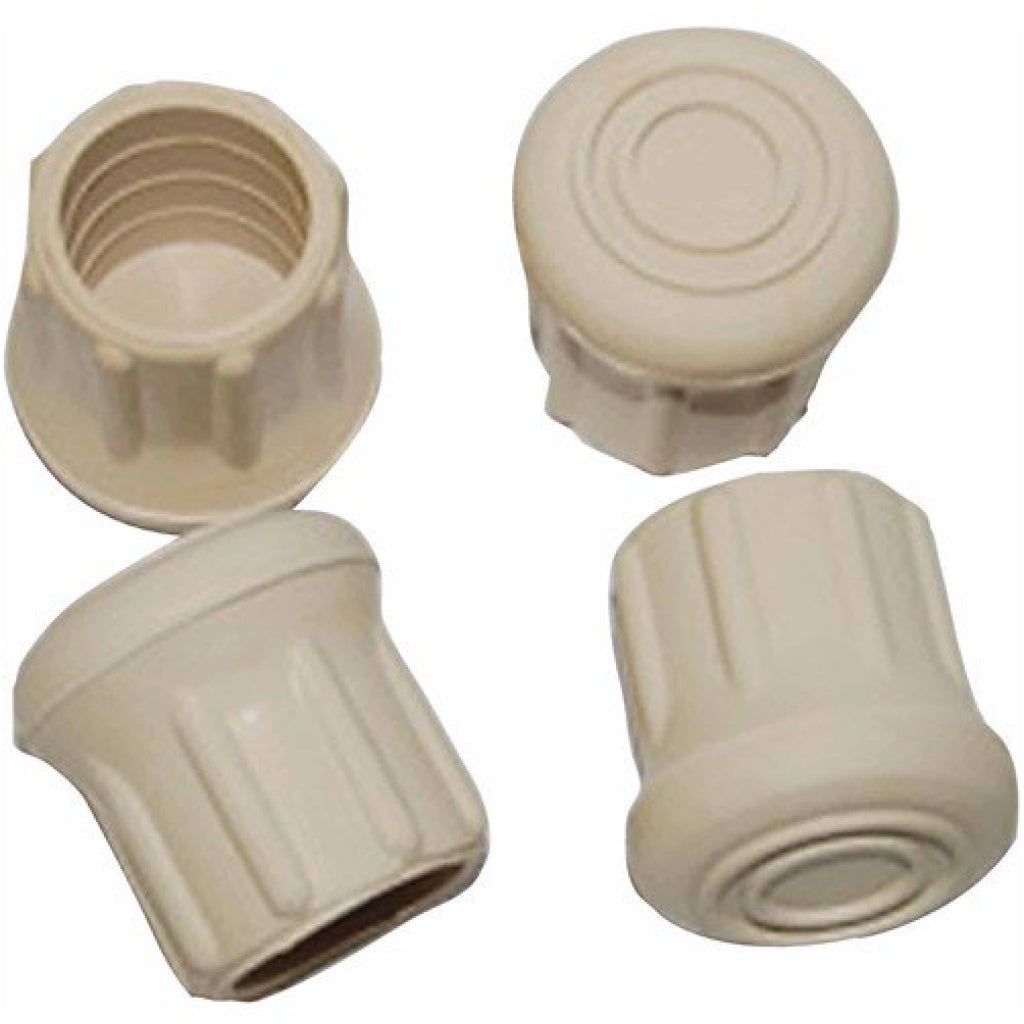 Rubber Chair Leg Tip - 7/8" Off-White 4/pack