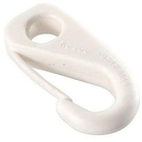 White Nylon Hook 3/8 For Shock Cord.