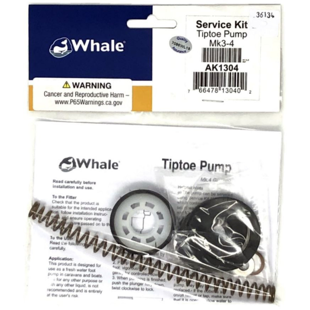 Whale Ak1304 Service Kit-Tiptoe Pump.