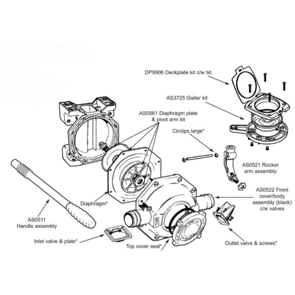 Whale Mk 5 Bilge Pump Service Kit