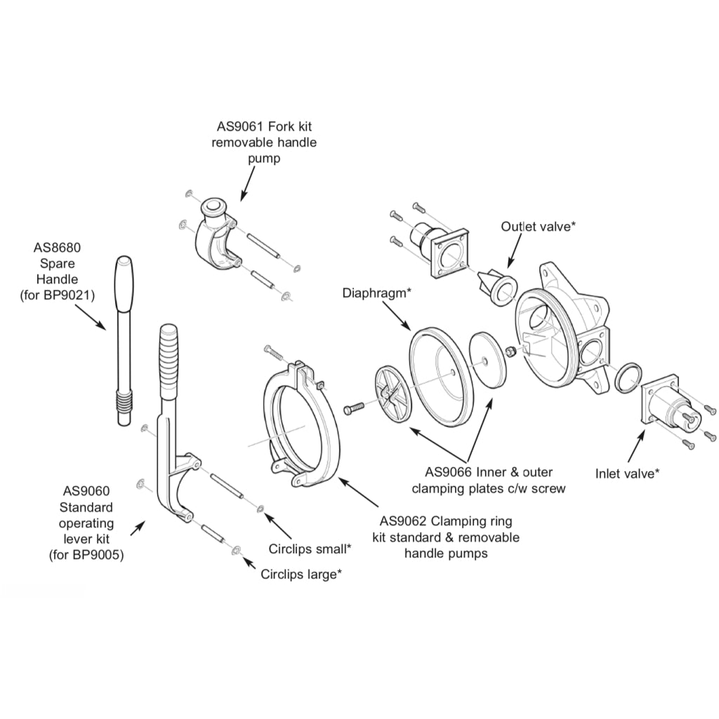 Whale Gusher Urchin Nitrile Pump Service Kit