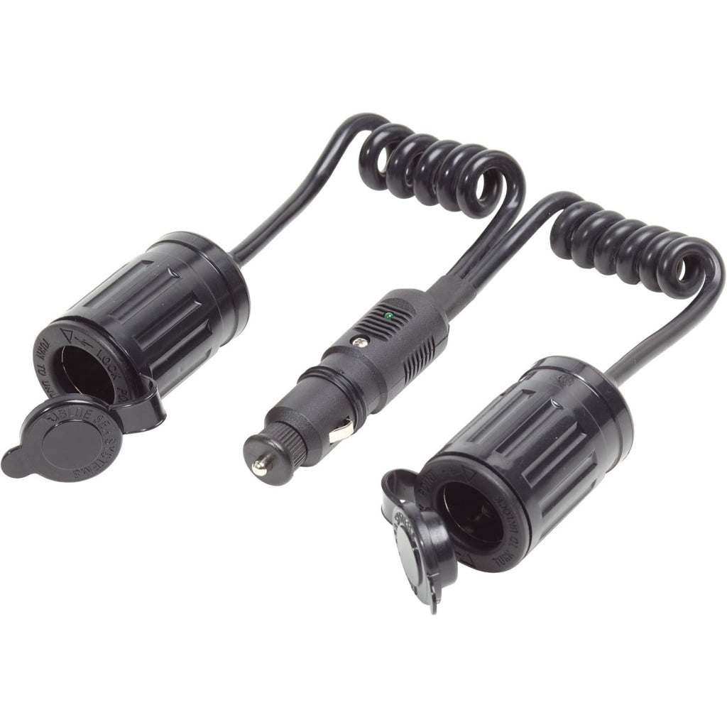 Blue Sea 12V Plug W/Double Extension Socket