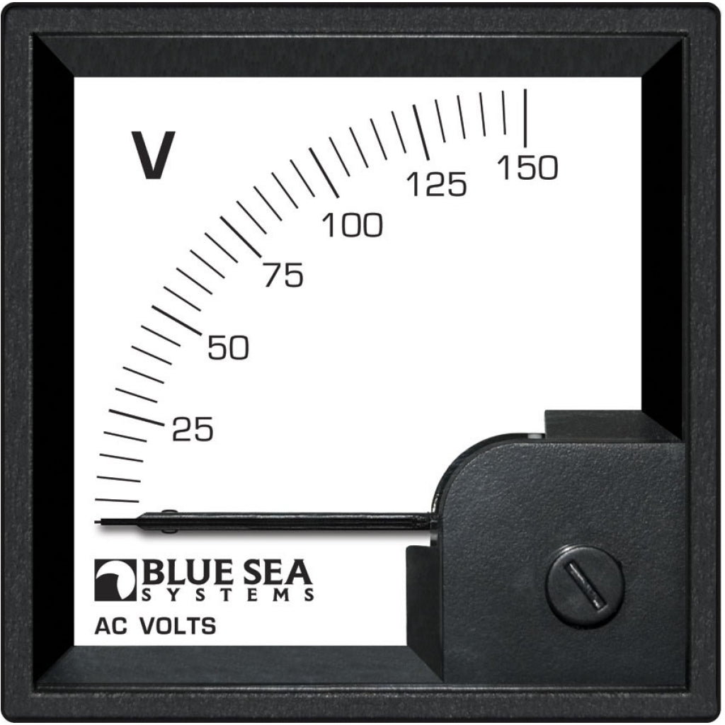 Blue Seas Systems 0-150A AC DIN Voltmeter