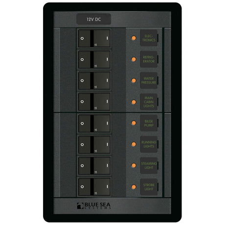 Blue Sea 12 Volt DC 8 Pos. Panel