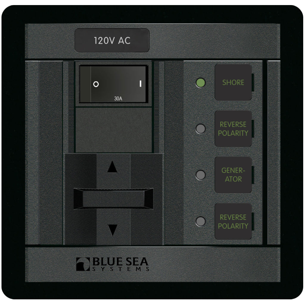 Blue Sea 120V AC 2 Source Panel