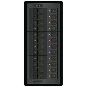 Blue Sea 12V 12 Pos. DC Panel 
