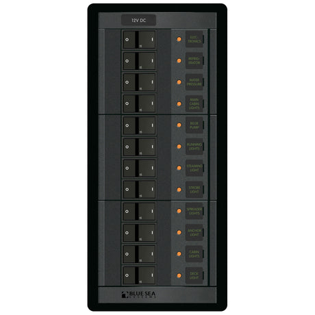 Blue Sea 12V 12 Pos. DC Panel 