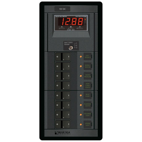 Blue Sea 12V 8 Pos. DC Panel
