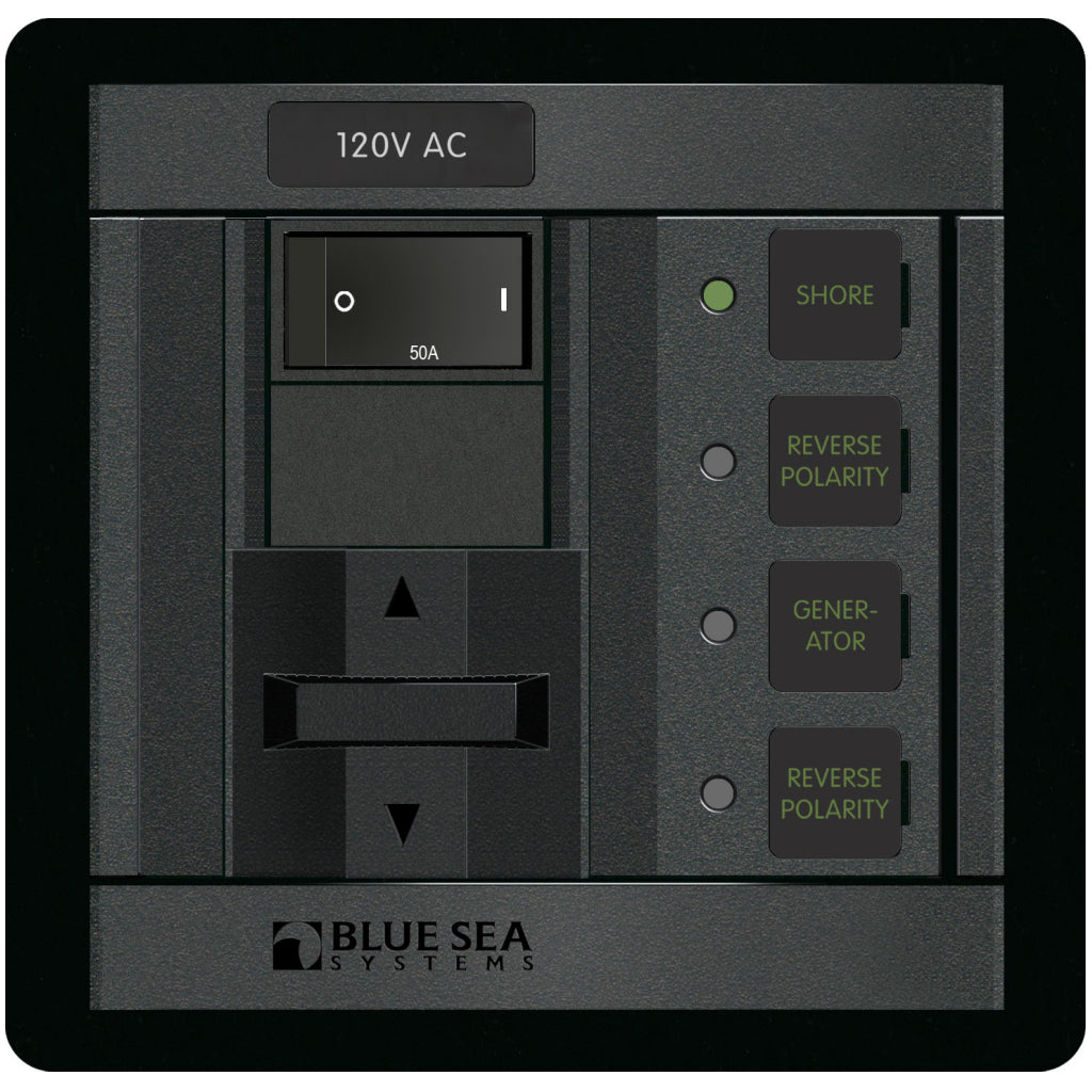 Blue Sea 120V AC 2 Source Panel
