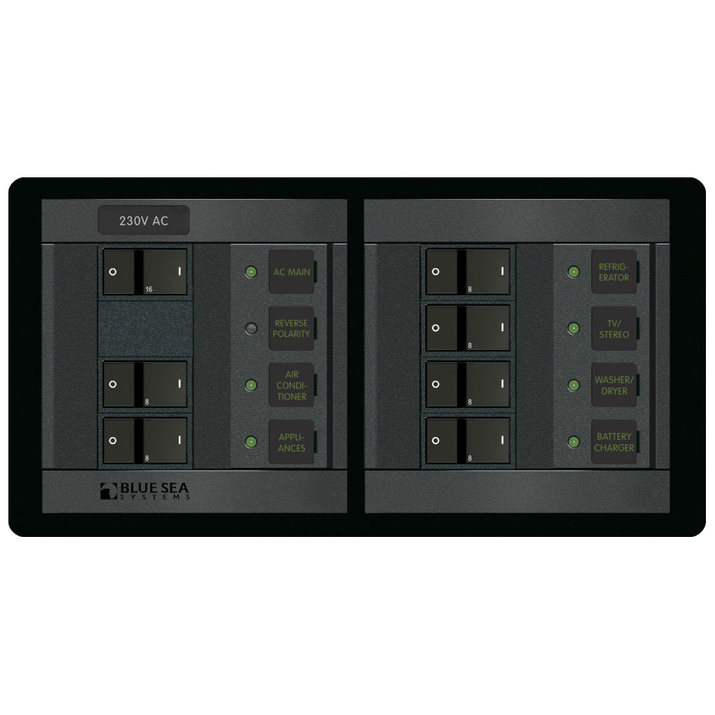 Blue Sea 230V 6 Pos. AC Main Panel