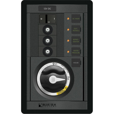 Blue Sea M-Series Dual Circuit Plus Panel