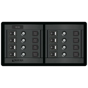 Blue Sea CLB Horizontal 8 Pos. Switch Panel