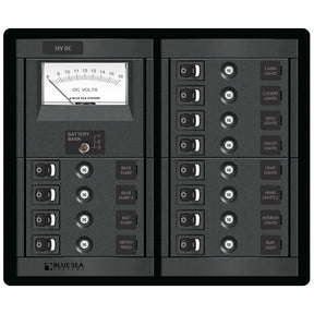 Blue Sea 12 Pos. Switch CLB Panel 