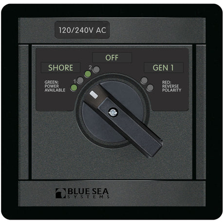 Blue Sea 65A 2 Source AC Rotary Panel