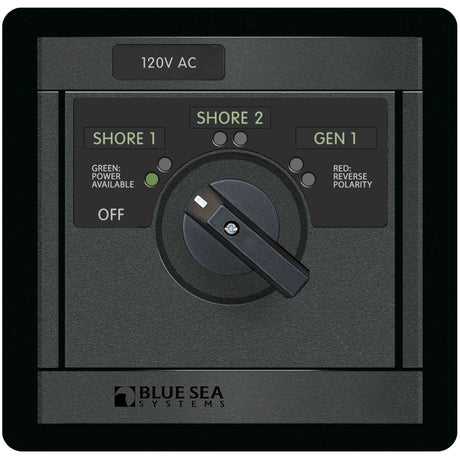 Blue Sea 120V AC Rotary Panel
