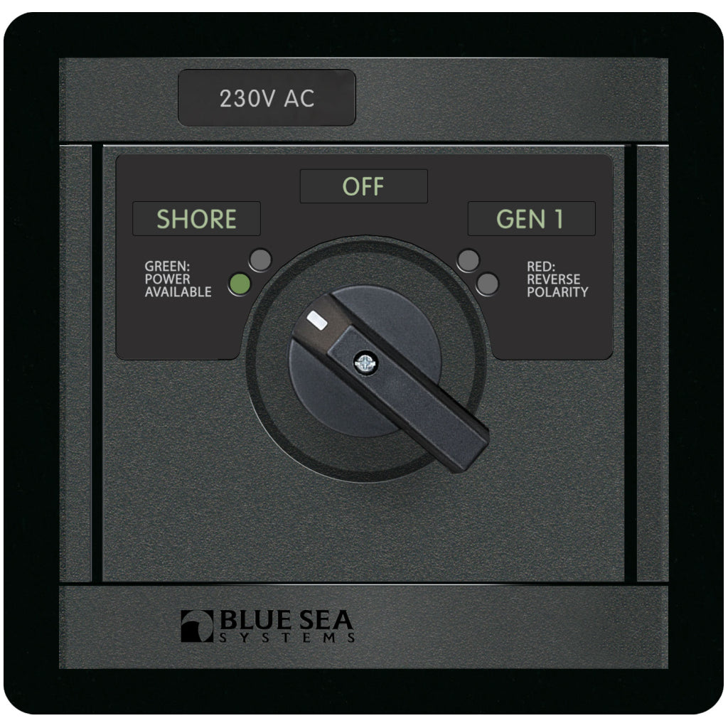Blue Sea 230V AC Rotary Panel