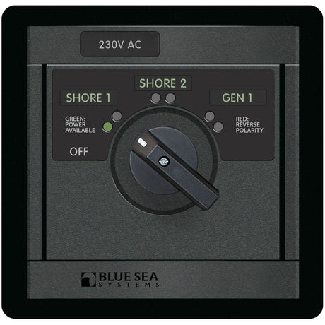 Blue Sea 230V AC Rotary Panel