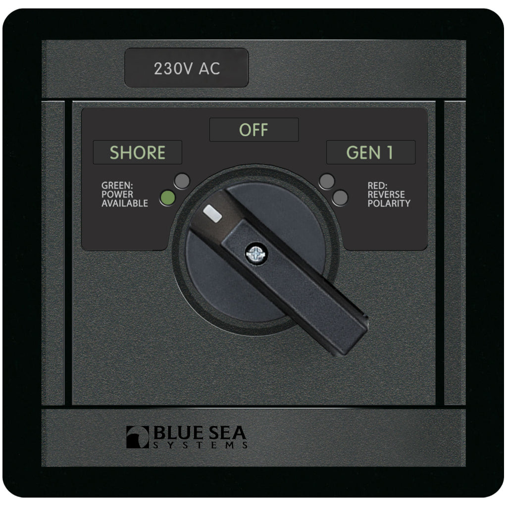 Blue Sea 230V AC Rotary Panel
