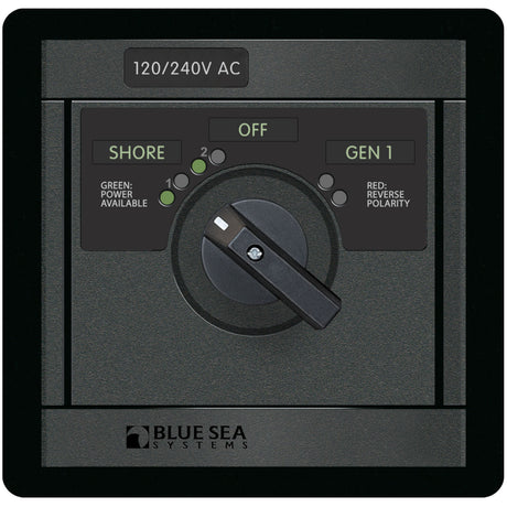 Blue Sea 30A 120/240V AC Rotary Panel